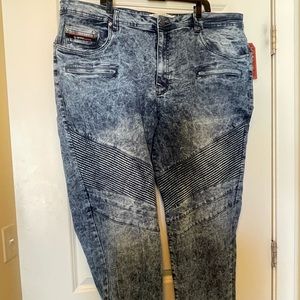 Brand New Swagger NWT Mens Big and Tall Distressed Jeans size 44